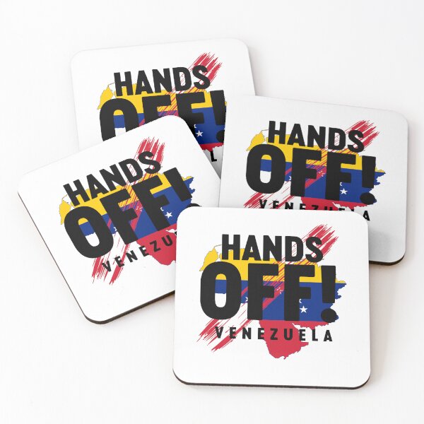 Item preview, Hands Off Venezuela Protest Statement Anti Intervention Message designed and sold by gunaone-design.
