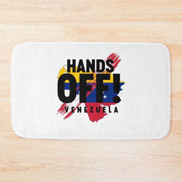 Item preview, Hands Off Venezuela Protest Statement Anti Intervention Message designed and sold by gunaone-design.