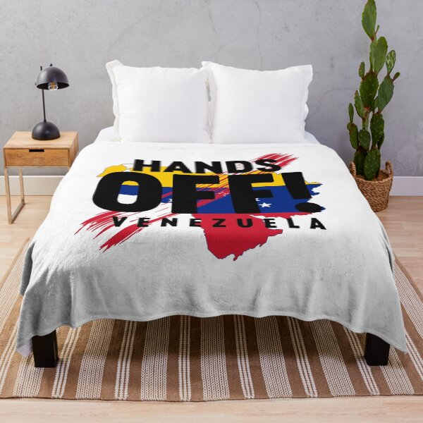 Item preview, Hands Off Venezuela Protest Statement Anti Intervention Message designed and sold by gunaone-design.