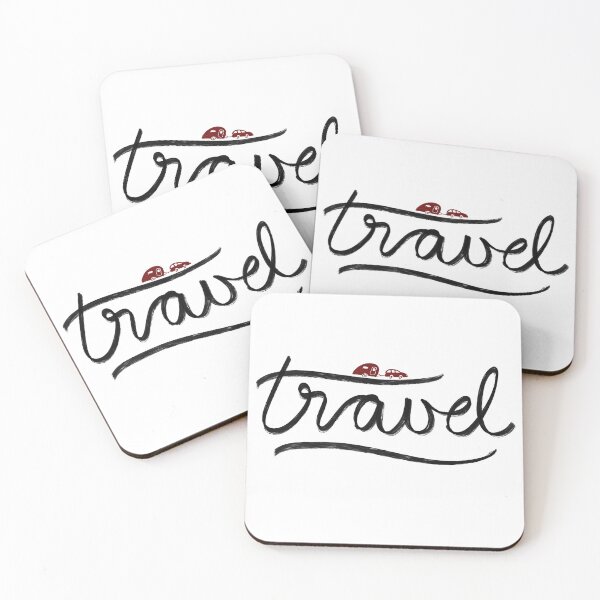 Item preview, Handwritten travel word, a car with a caravan designed and sold by M Uzumyemez.