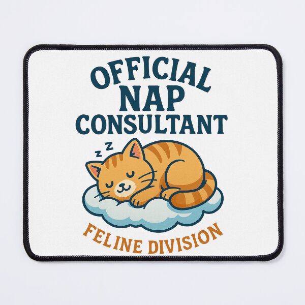 Item preview, Official Nap Consultant Feline Division Funny Cat Lover designed and sold by The Axylen Store.