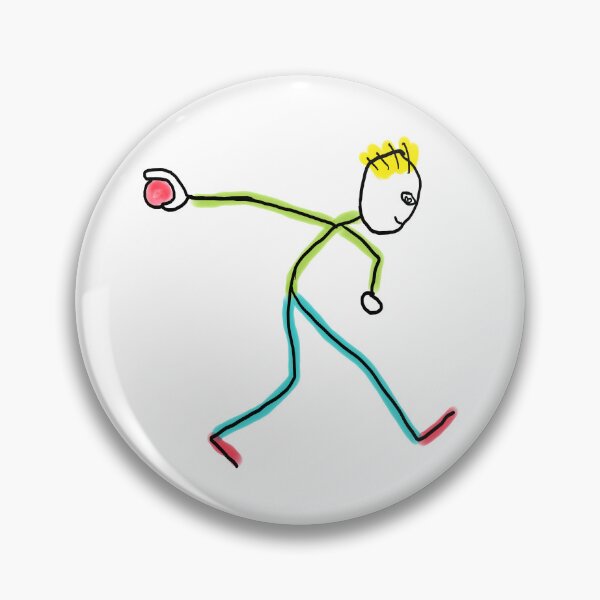 Item preview, Bocce Ball Stickman designed and sold by Mark-Ewbie.