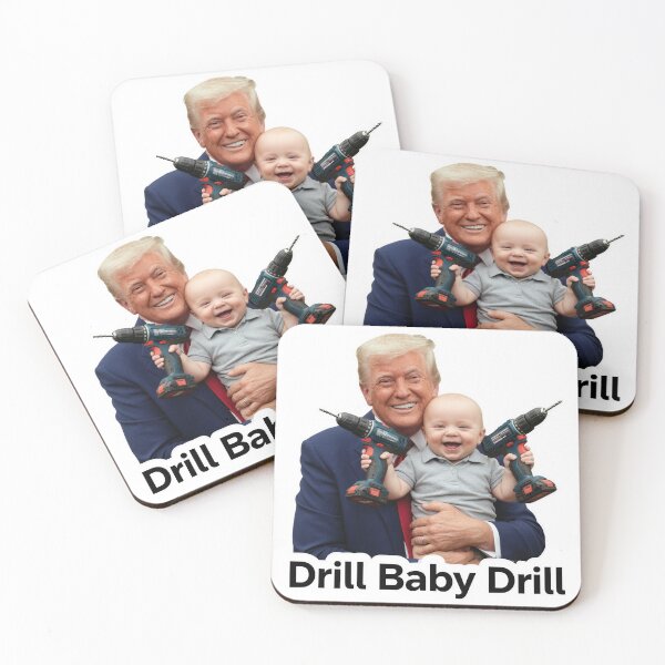 Item preview, Drill Baby Drill Trump Meme designed and sold by aykiradesigns.