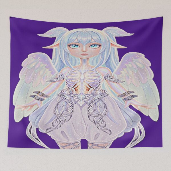 Item preview, Ethereal Skeleton Angel Iridescent designed and sold by Ecosetereos.