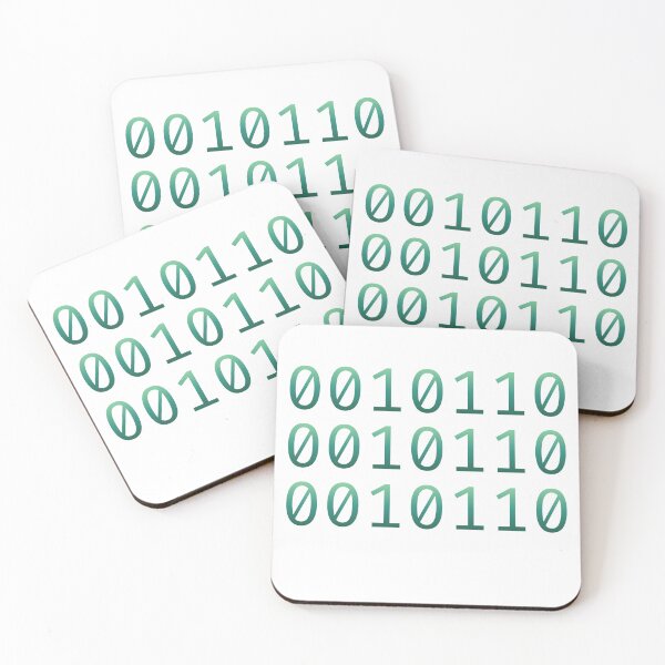 Item preview, 0010110 Binary Code  | Matrix Aesthetic designed and sold by Midlife Mood Merch.