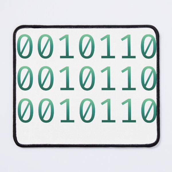 Item preview, 0010110 Binary Code  | Matrix Aesthetic designed and sold by Midlife Mood Merch.