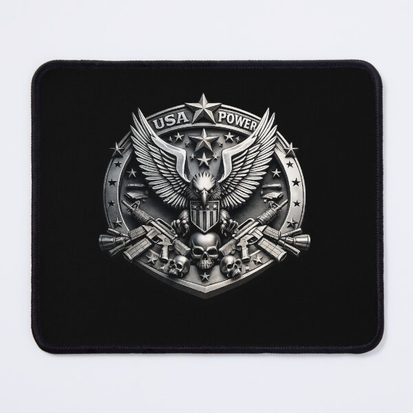 Item preview, USA Power Patriotic Eagle Military Emblem Design designed and sold by ArtVoyageShop.