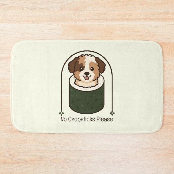 Item preview, No Chopsticks Please - Cute Aussie Doodle Sushi Roll designed and sold by Balasan.