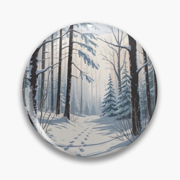 Item preview, Winter Forest Path – Snowy Woodland SerenityDescription: designed and sold by Syrupulse.