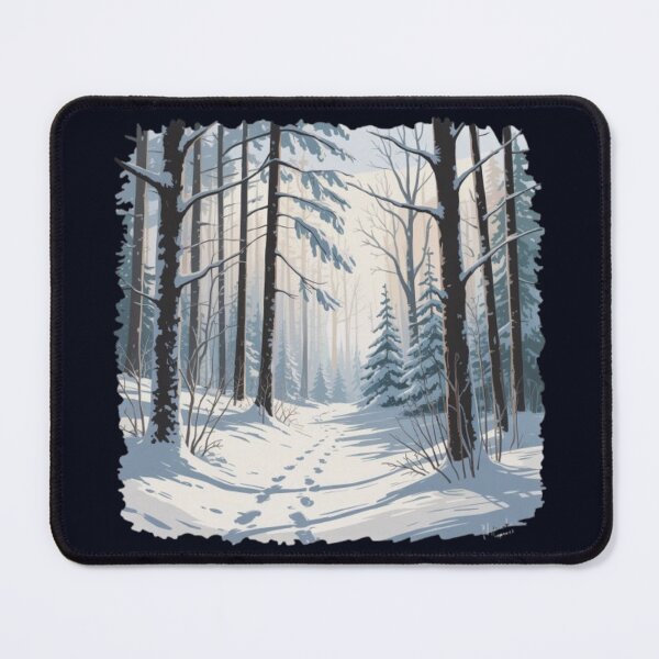 Item preview, Winter Forest Path – Snowy Woodland SerenityDescription: designed and sold by Syrupulse.