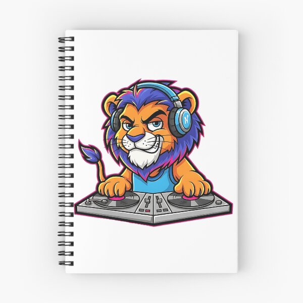 Item preview, Dj Lion with a dj controller designed and sold by Knowvhere.