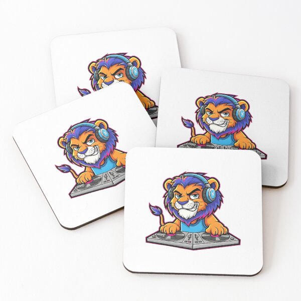 Item preview, Dj Lion with a dj controller designed and sold by Knowvhere.