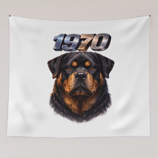 Item preview, 1970YearoftheDogEasternZodiacLoyaltyStrengthDesign designed and sold by AlexLineArt.