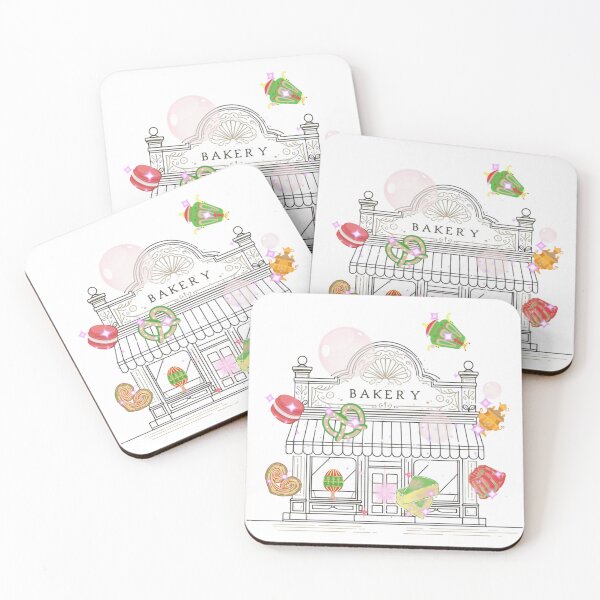 Item preview, Magical Bakery Illustration – Dreamy Cake Shop with Floating Desserts designed and sold by Sugar Wisdom .