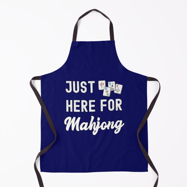 Item preview, Just Here For Mahjong designed and sold by SharpThreadZ.