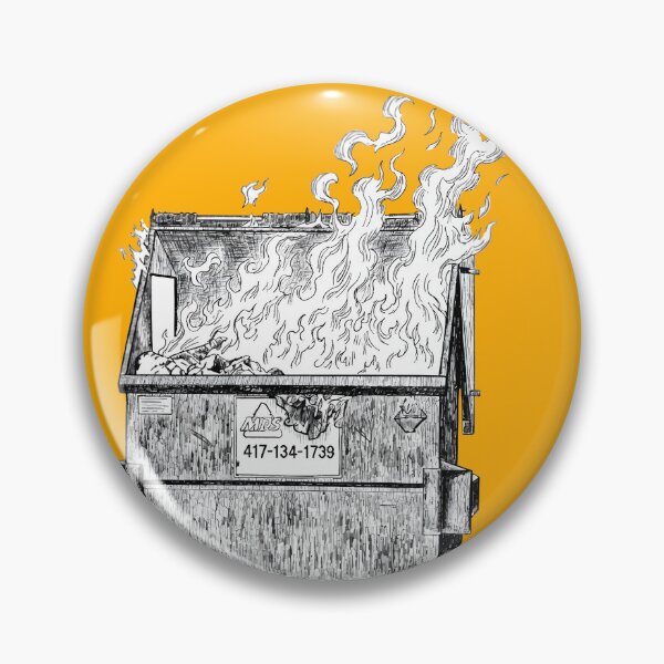 Item preview, Dumpster Fire designed and sold by Naux | Design & Illustration.