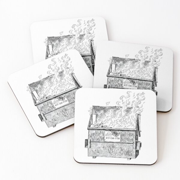 Item preview, Dumpster Fire designed and sold by Naux | Design & Illustration.