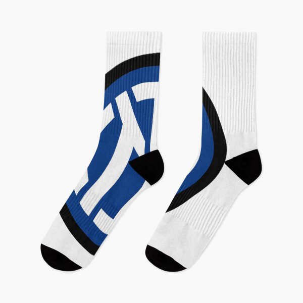 Item preview, Inter Milan Inspired Circular Crest – Classic Blue Football Emblem designed and sold by RAVisuals.
