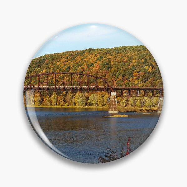 Item preview, A far away bridge in autumn designed and sold by MarkSmalley.