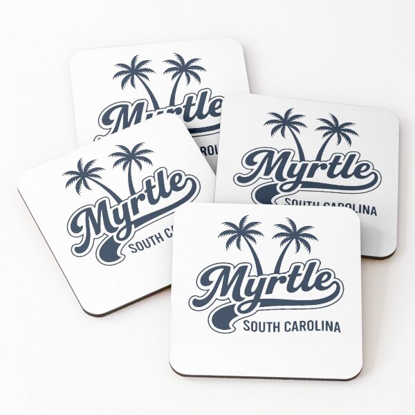 Item preview, Myrtle Beach South Carolina Retro Palm Trees Travel Souvenir designed and sold by gunaone-design.