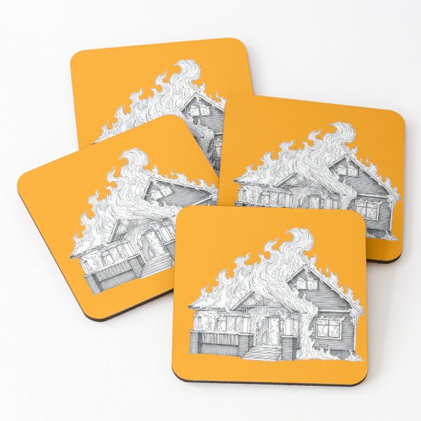 Item preview, House Fire designed and sold by Naux | Design & Illustration.
