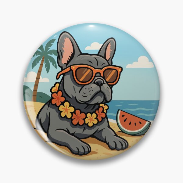 Item preview, Beach French Bulldog designed and sold by AManDuhhh.
