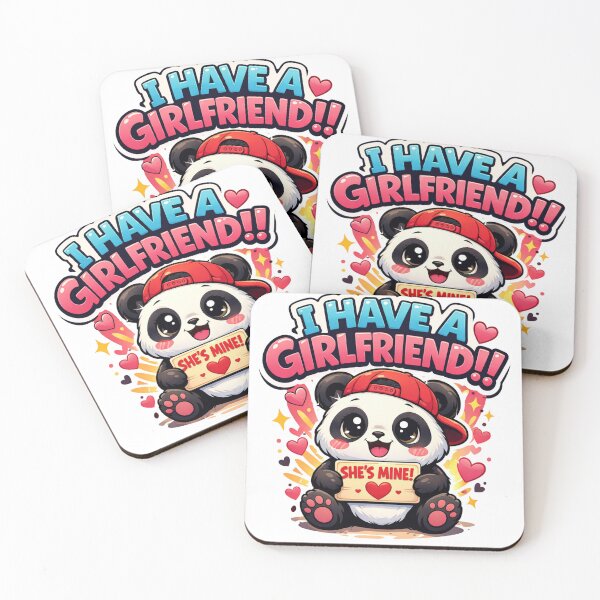 Item preview, I Have A Girlfriend Cute Panda She Is Mine Matching Couple Shirt designed and sold by TheSimpleTee007.