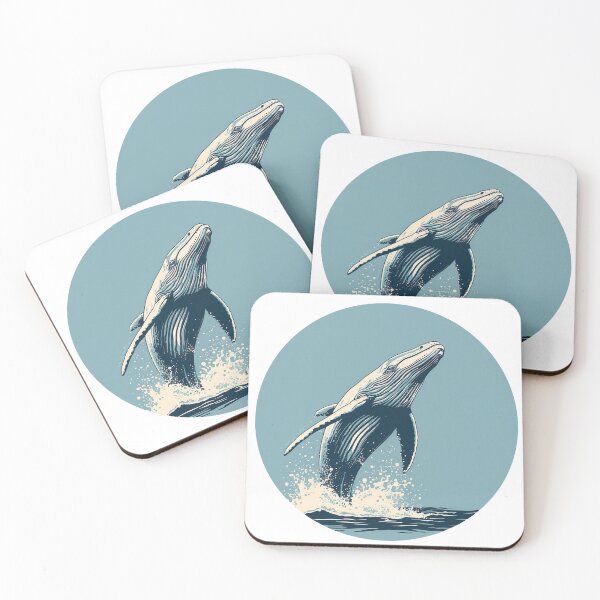 Item preview, Humpback Whale Breaching designed and sold by KitCatCards.
