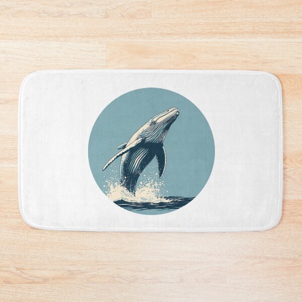 Item preview, Humpback Whale Breaching designed and sold by KitCatCards.