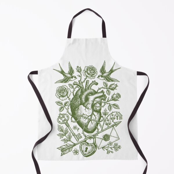 Item preview, Sage Green Botanical Heart - Vintage Nature Love designed and sold by DigitalGlade.
