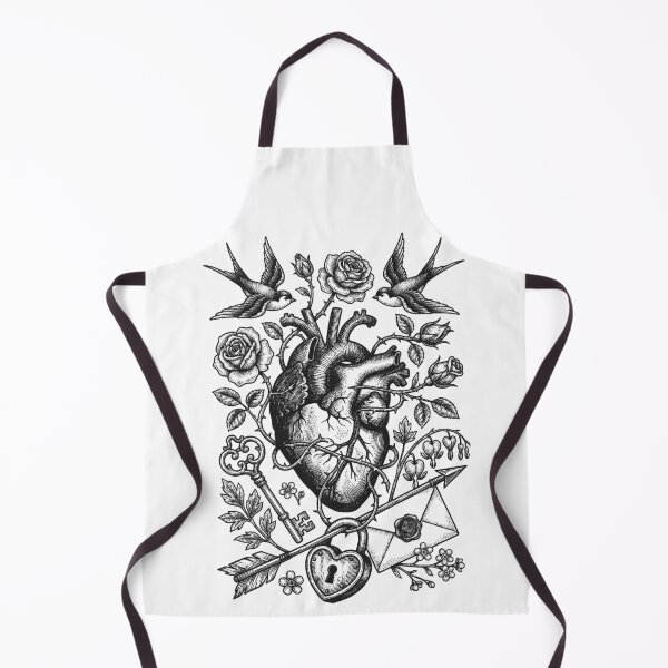 Item preview, Classic Anatomical Heart - Vintage Black Ink Engraving designed and sold by DigitalGlade.