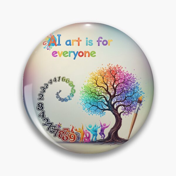 Item preview, AI art is for everyone designed and sold by Busaab.