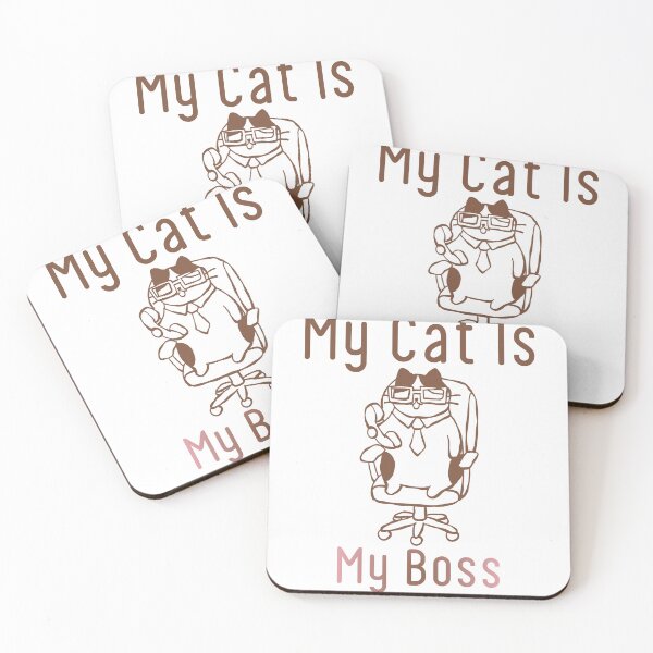 Item preview, Boss Cat Design – Hilarious Cat Owner Quote for Cat Lover designed and sold by GOTCHO1.