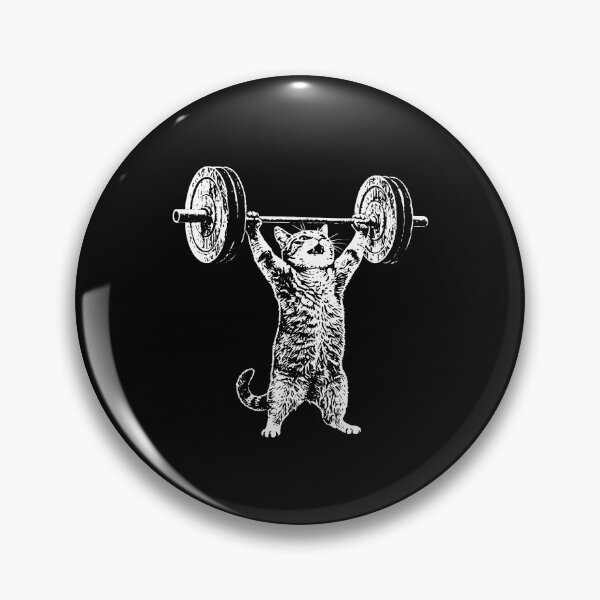 Item preview, Deadlift Cat Weightlifting Work Out Funny Gym Cat Deadlifter designed and sold by gunaone-design.