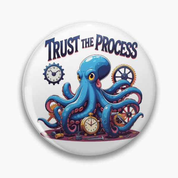 Item preview, Trust the Process motivation design designed and sold by SloganSauce.