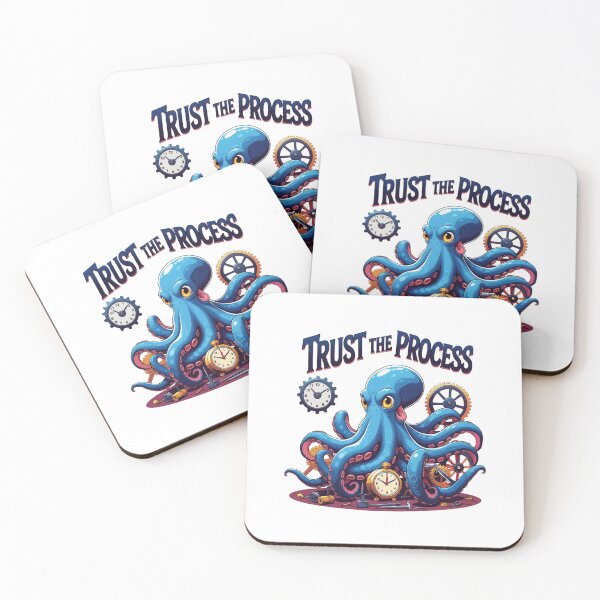Item preview, Trust the Process motivation design designed and sold by SloganSauce.