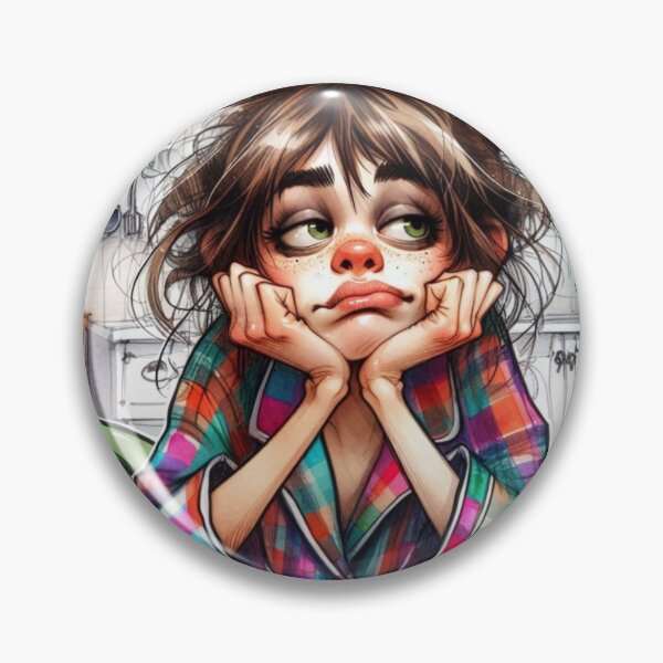 Item preview, Messy Hair Don't Care  designed and sold by Beyond The Canvas.