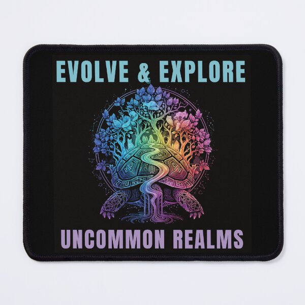 Item preview, Evolve & Explore – Journey Through Uncommon Realms designed and sold by delohill.