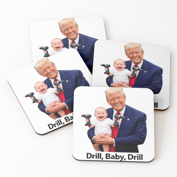 Item preview, Drill Baby Drill Trump Meme designed and sold by aykiradesigns.