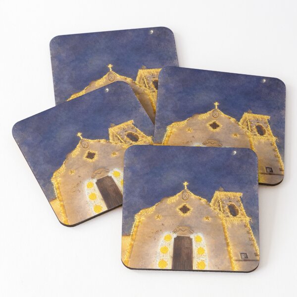 Item preview, Budens at Night – Igreja de Budens – Watercolour designed and sold by Openbluec.