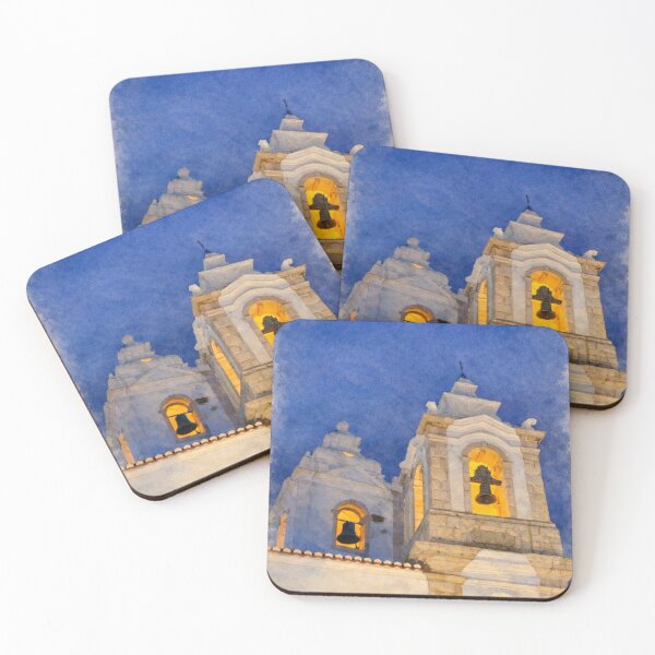 Item preview, Lagos at Night – Igreja de Santo António at Night – Lagos Watercolour designed and sold by Openbluec.