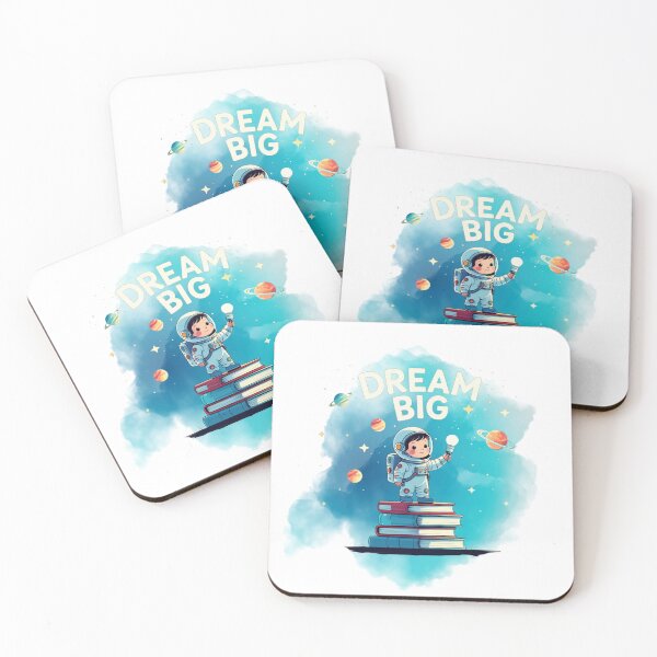 Item preview, Dream Big space illustration designed and sold by SloganSauce.