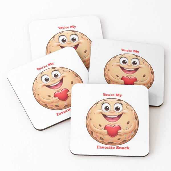 Item preview, You’re My Favorite Snack Cute Valentine Sticker designed and sold by ZKCreations.