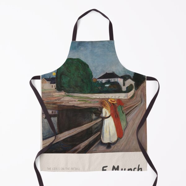 Item preview, Edvard Munch Girls on Bridge Expressionism designed and sold by LaFabricaArt.