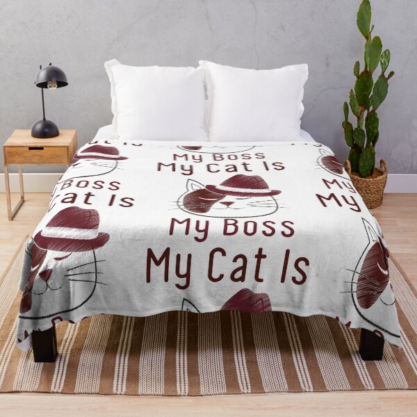 Item preview, Cat Boss Life – Funny Cat Quote for Work & Home designed and sold by GOTCHO1.
