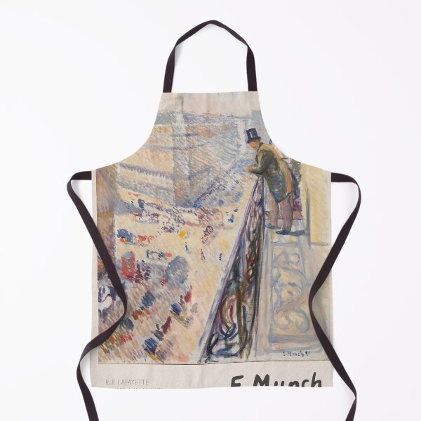 Item preview, Edvard Munch Rue Lafayette Expressionism designed and sold by LaFabricaArt.
