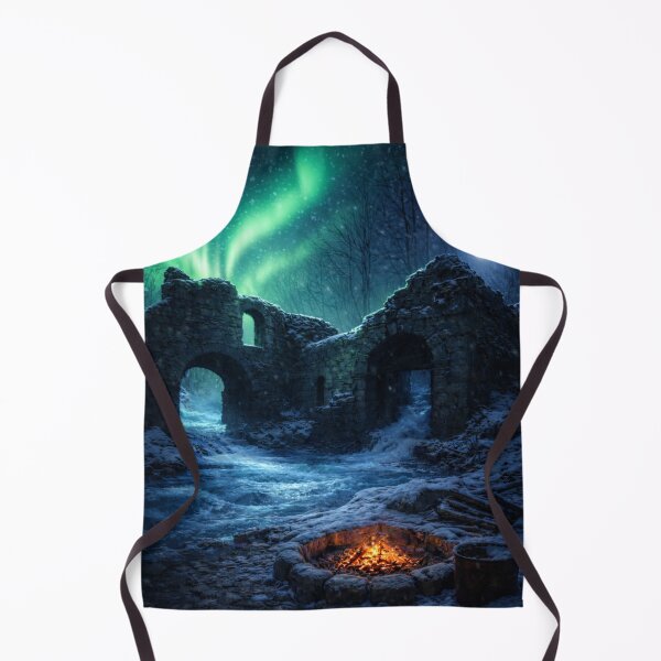 Item preview, Northern Lights Over Forgotten Ruins  designed and sold by NAJURE.