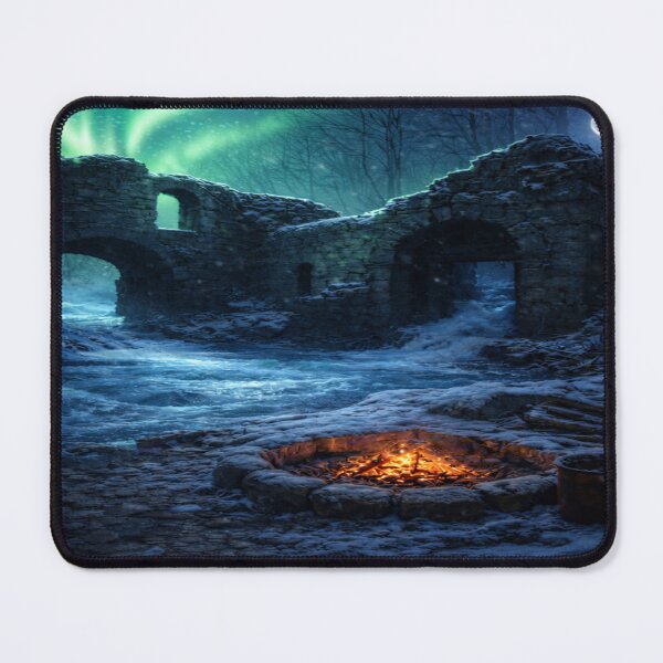 Item preview, Northern Lights Over Forgotten Ruins  designed and sold by NAJURE.