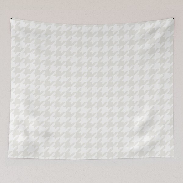 Item preview, Houndstooth - cloud dancer  designed and sold by Willow & Grace Designs.