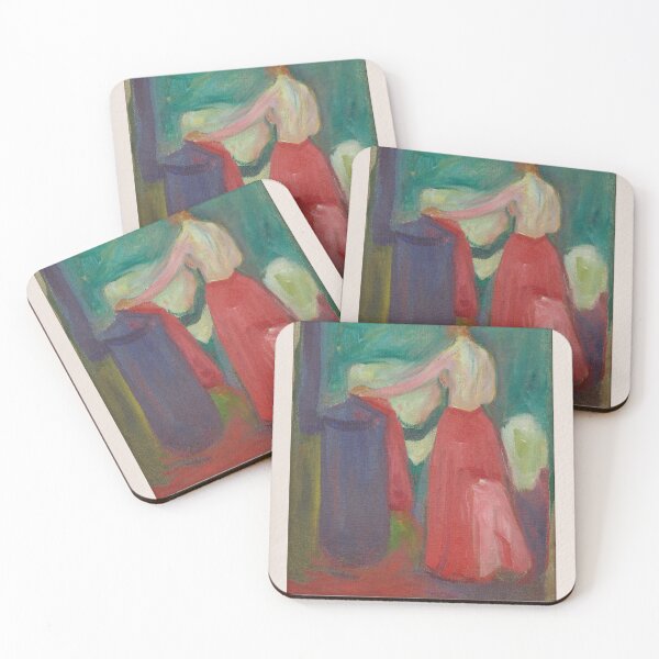 Item preview, Edvard Munch Nude with Red Skirt designed and sold by LaFabricaArt.